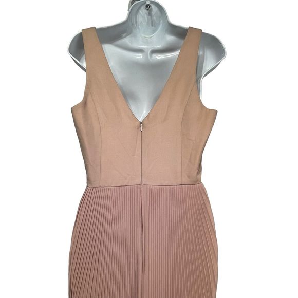 nicholas the label accordion pleated maxi dress gown US Size 8 - Picture 5 of 13